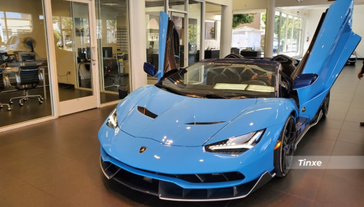 Doanh nhân Việt "xem mắt" siêu phẩm Lamborghini Centenario Roadster chỉ có 20 xe trên thế giới