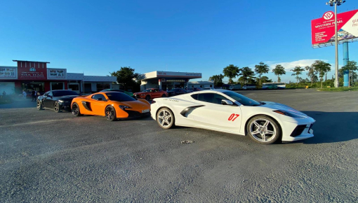 Dàn siêu xe và xe thể thao hơn 35 tỷ đồng tụ tập ở Cần Thơ