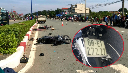 Bình Dương: Thanh niên điều khiển Honda Sonic 150R nghi đua xe, gây tai nạn khiến 2 vợ chồng tử vong