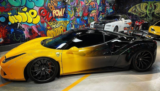 Đổi chủ mới, siêu xe Ferrari 488 GTB độ Liberty Walk độc nhất Việt Nam được khoác bộ áo "bắt trend"