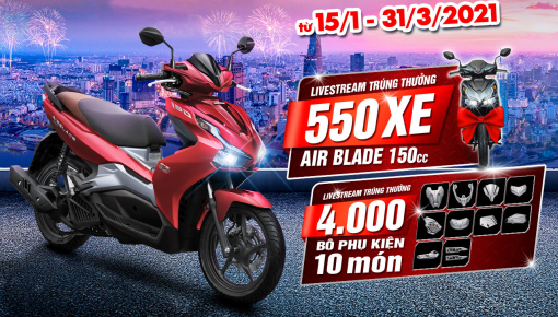 Honda Air Blade 150: Mua 1 tặng 1 là có thật?