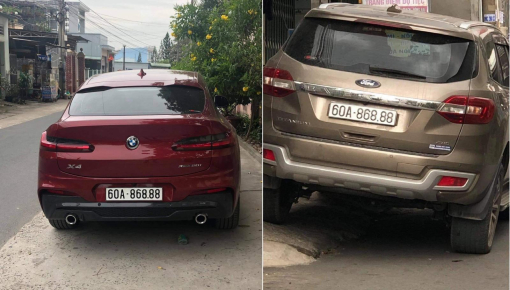 CSGT xác minh vụ hai xe BMW X4 và Ford Everest trùng biển số đẹp 60A-868.88 tại Đồng Nai