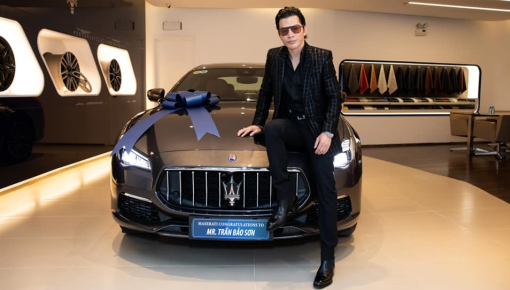 Diễn viên Trần Bảo Sơn - chồng cũ Trương Ngọc Ánh - tậu xe sang Maserati Quattroporte có giá hơn 6,8 tỷ đồng