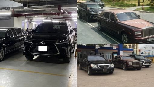 Cặp đôi "chuyên cơ mặt đất" Lexus LX570 ít người biết đến của bị can Trịnh Văn Quyết, luôn tháp tùng cùng các xe siêu sang