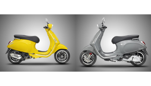 Vespa ra mắt bộ sưu tập màu mới và yên mới hợp dáng chị em