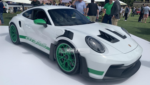 Ngắm nhan sắc "bằng xương bằng thịt" của xe đua đường phố Porsche 911 GT3 RS 2023 mới ra mắt