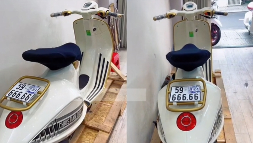 Video: Vespa 946 Christian Dior gắn biển ngũ quý 6 được rao bán 3,5 tỷ đồng