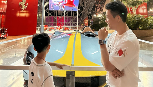 Là "fan cứng Lambo" nhưng Minh Nhựa dạo này hay "check-in" cùng Ferrari, mới nhất là Monza SP1