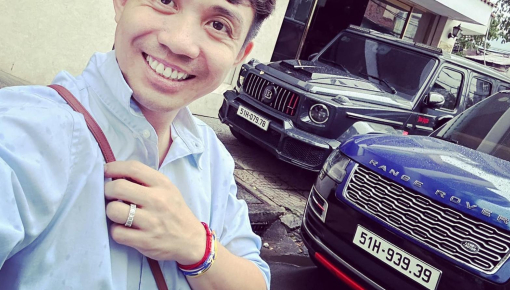 1 chi tiết thể hiện Range Rover SVAutobiography biển siêu VIP đã về đội của Minh "Nhựa"