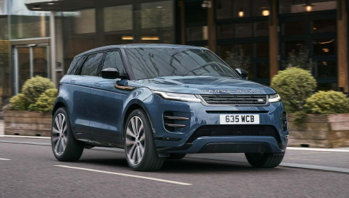Range Rover Evoque được nâng cấp với đèn pha mới, nhiều camera hơn và thêm màn hình cong