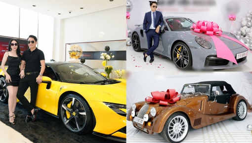 Bộ 3 siêu xe, xe thể thao được vợ chồng Hoàng Kim Khánh khoe chi gần 70 tỷ đồng mua trong vài tháng qua có gì hay?