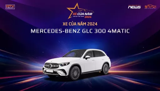 SUV hạng sang Mercedes-Benz GLC300 4Matic được bình chọn là Xe của năm 2024 tại Việt Nam