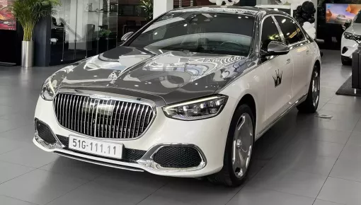 Siêu biển số lục quý 1 51G-111.11 của Toyota Innova 2017 được đại gia định danh để gắn cho Mercedes-Maybach S450