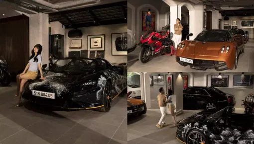 Garage xe của Minh "Nhựa" nhận được nhiều lời khen vì điều này