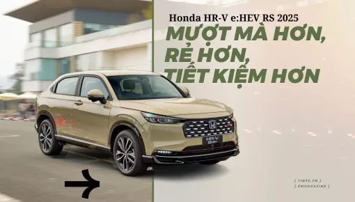 Honda HR-V e:HEV RS 2025: Mượt mà hơn, rẻ hơn, tiết kiệm hơn