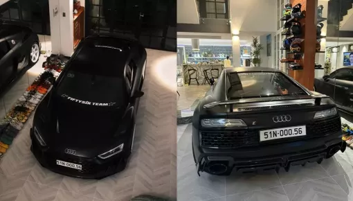 Audi R8 V10 Plus mang biển số đầy ý nghĩa với chủ xe
