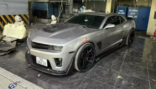 Chevrolet Camaro ZL1 từng của đại gia võng xếp Duy Lợi xuất hiện ở Hà Nội