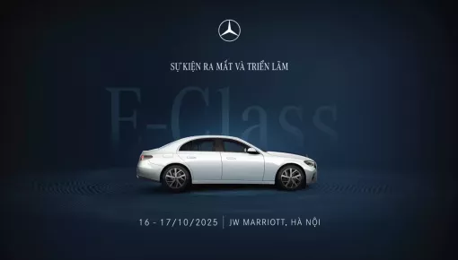 Mercedes-Benz E-Class thế hệ mới (W214) sắp ra mắt tại Hà Nội vào 16/10