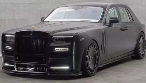 Cận cảnh độc bản Mansory Linea Nera d'Oro được phát triển từ Rolls-Royce Phantom