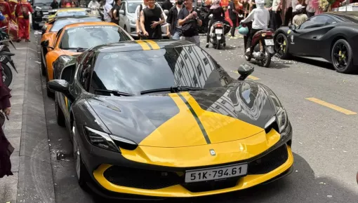 Dàn siêu xe đẳng cấp của giới nhà giàu tại Tp.HCM bất ngờ tụ họp: Lamborghini chiếm số lượng áp đảo