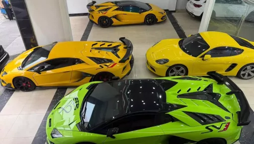 Bộ 3 siêu xe Lamborghini Aventador "SVJ" xuất hiện tại Hà Nội