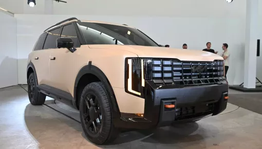 Cận cảnh Kia Telluride 2027: Nhìn na ná Range Rover bản mới
