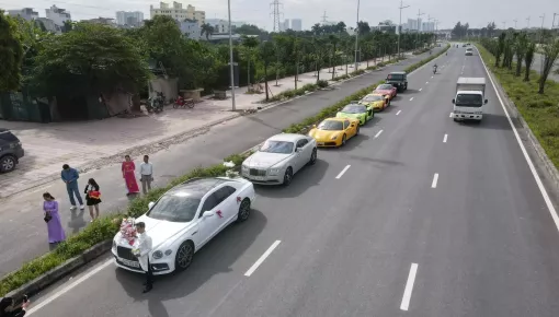 Dàn siêu xe chục tỷ đồng làm xe hoa tại Hà Nội: Tận 2 chiếc Lamborghini Aventador "SVJ"