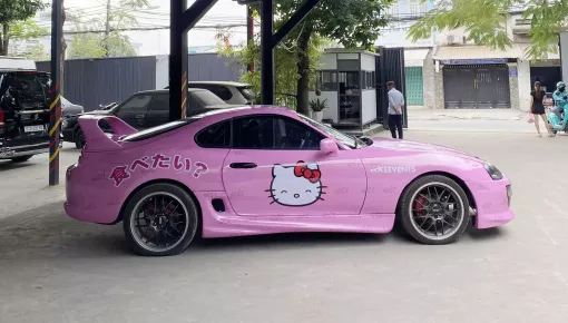 Xe Toyota Supra thế hệ thứ 4 của người chơi xe tại Tp.HCM tái xuất với diện mạo dễ thương