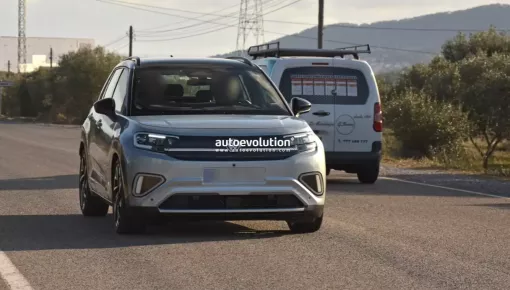 Volkswagen ID. Cross 2026 bản sản xuất bị bắt gặp trên đường