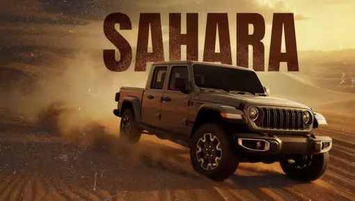 Jeep Gladiator 2026 lần đầu tiên khoác lên mình bộ trang bị Sahara, giá từ 1,24 tỷ đồng