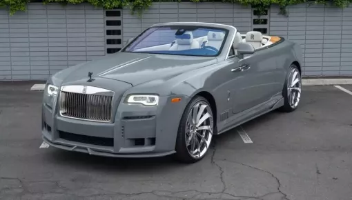Xe mui trần Rolls-Royce Dawn độ mang đậm dấu ấn Nhật Bản, bộ mâm cũng độc đáo không kém