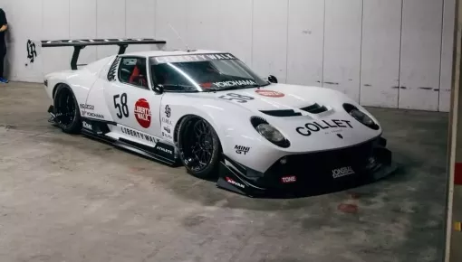 Lamborghini Miura độ thân rộng lạ mắt của hãng độ Nhật Bản