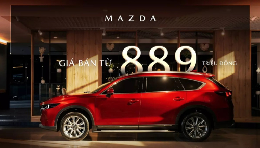 Mazda CX-8 tại Việt Nam được bổ sung bản tiêu chuẩn mới với giá rẻ hơn cả SUV cỡ C
