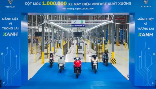 VinFast xuất xưởng chiếc xe máy điện thứ 1 triệu sau 8 năm