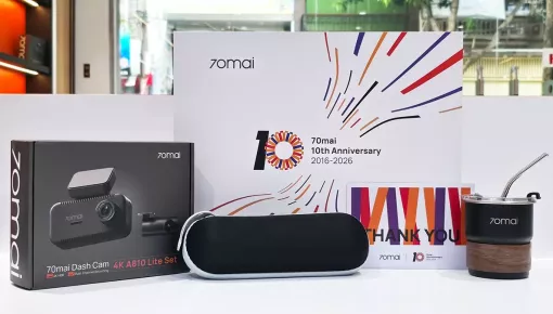 70mai kỷ niệm 10 năm thành lập, ra mắt A810 Lite và chuỗi hoạt động tri ân