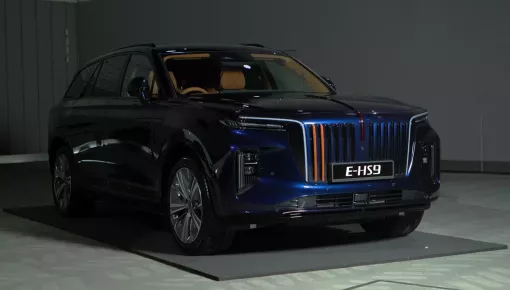 SUV thuần điện hạng sang 6 chỗ Hongqi E-HS9 từng được bán ở Việt Nam trình làng tại Thái Lan