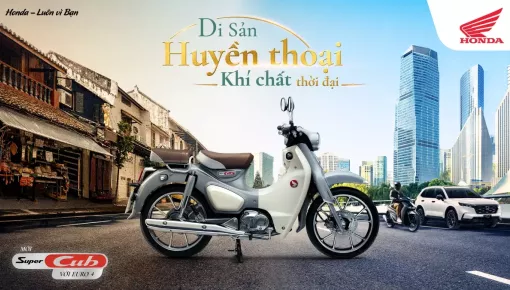 Honda Super Cub mới ra mắt tại Việt Nam, có Smart Key, giá từ 89 triệu đồng