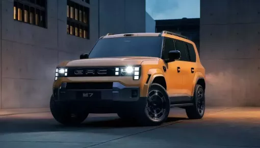 SUV địa hình GAC Yue 7 trình làng với thiết kế vuông vức, chạy hơn 260 km không cần xăng