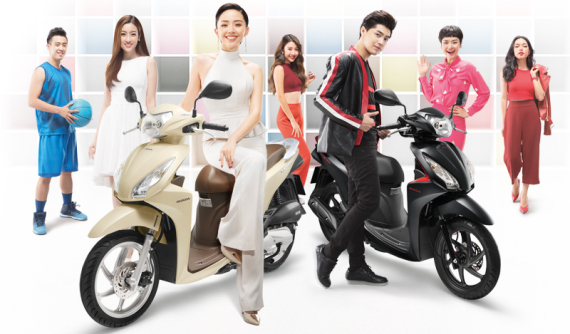 10 xe máy bán chạy nhất nhất năm 2017: Honda Vision vươn lên dẫn đầu