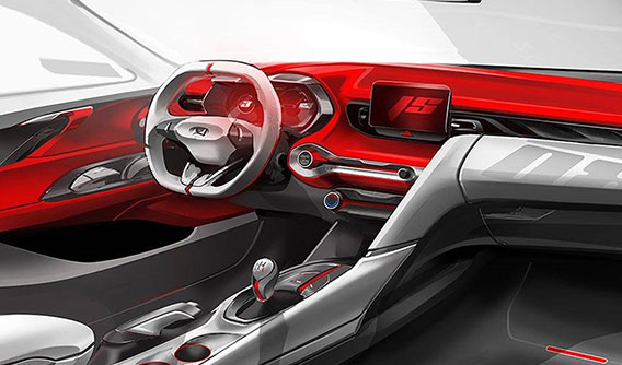 Hyundai Veloster 2019 lộ hình ảnh nội thất cá tính và bắt mắt