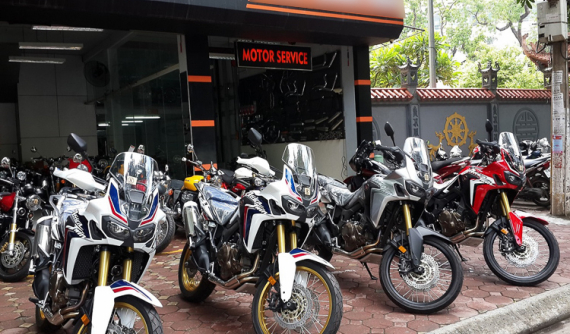 Cận cảnh xe việt dã "khủng" Honda CRF1000L Africa Twin tại Việt Nam