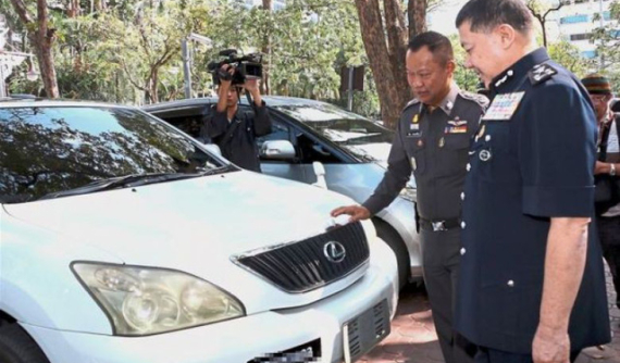 Thái Lan phát hiện lô xe ô tô trộm cắp từ Malaysia