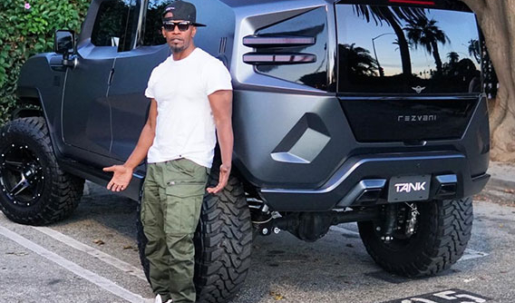 Nam diễn viên Jamie Foxx là người đầu tiên tậu SUV "điên rồ" Rezvani Tank