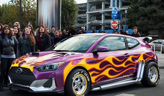 Cận cảnh chiếc Hyundai Veloster Turbo 2019 sẽ góp mặt trong phim siêu anh hùng "Người Kiến 2"