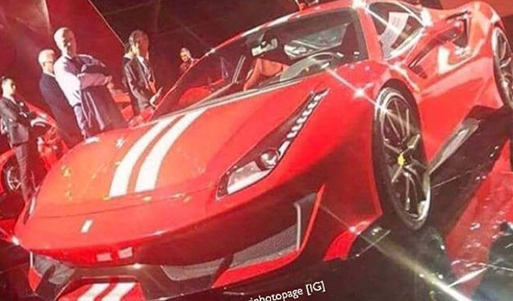 Phiên bản mạnh hơn của Ferrari 488 GTB lần đầu lộ diện không che đậy