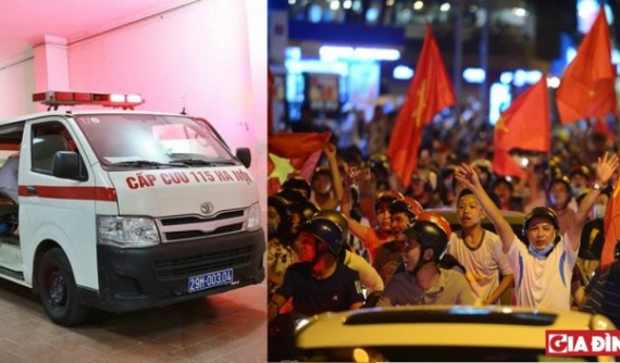 Hà Nội: Bác sĩ ăn mừng thành tích lịch sử của U23 Việt Nam trong run sợ