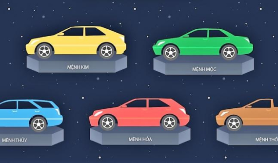 Tư vấn màu xe phong thủy du xuân hợp mệnh để rước tài lộc
