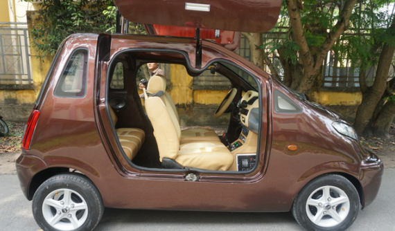 Cận cảnh ô tô điện của ông thợ sửa xe tại TPHCM