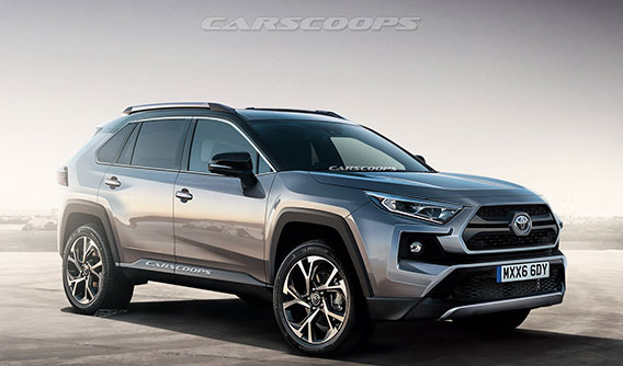 Toyota RAV4 2019 sẽ có thiết kế hầm hố như thế này?