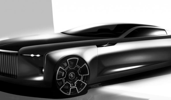 Bản vẽ Rolls-Royce phiên bản Batman của sinh viên đại học